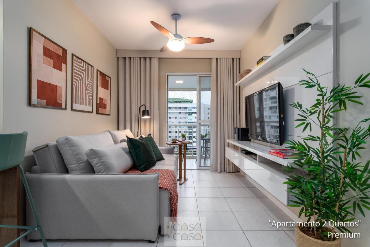 2 Quartos Com Varanda A 300M Riocentro Wi-Fi 120Mbps E Cozinha Completa - Condominio Com Piscina, Estacionamento, Portaria 24H E Parquinho Infantil - Apartamento Indicado Para Grupos, Hospedes A Trabalho E Criancas Rio de Janeiro Dış mekan fotoğraf