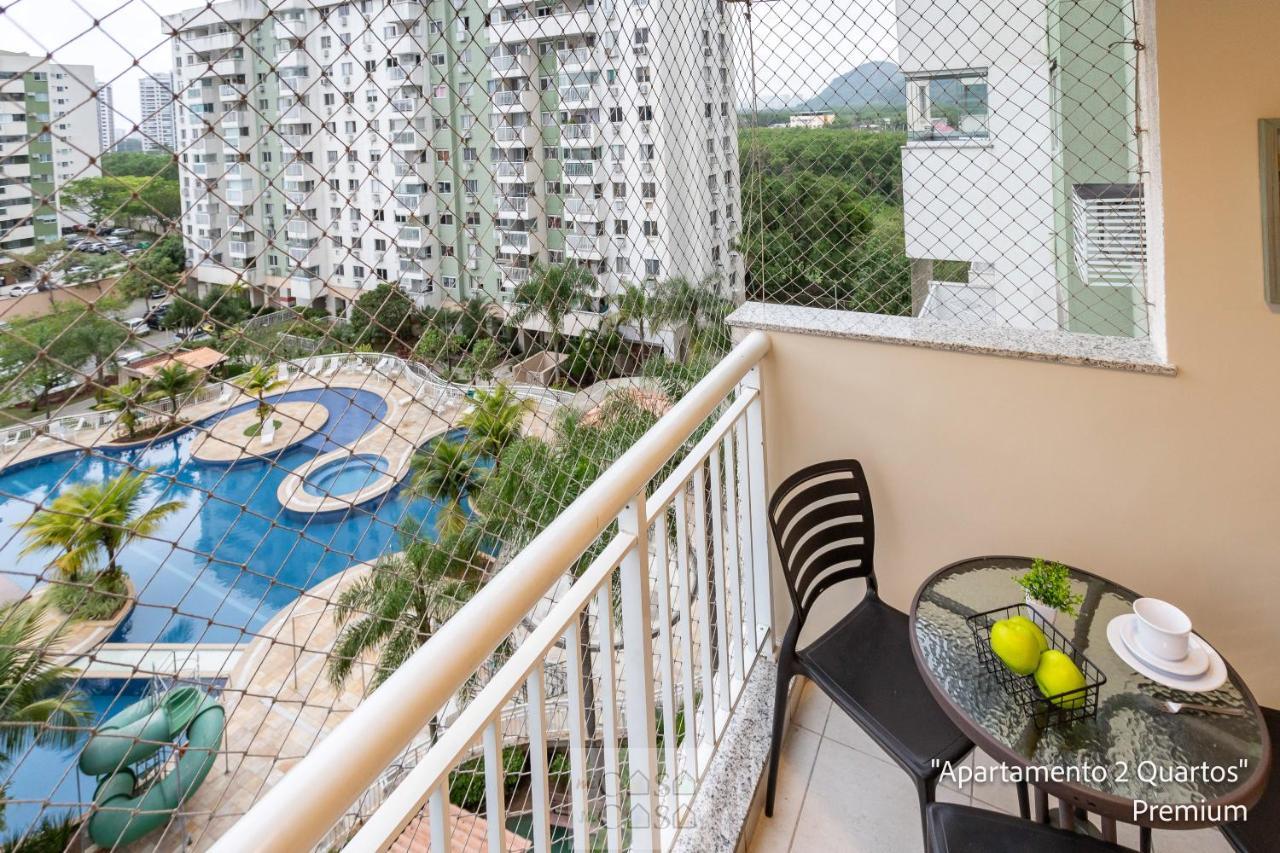 2 Quartos Com Varanda A 300M Riocentro Wi-Fi 120Mbps E Cozinha Completa - Condominio Com Piscina, Estacionamento, Portaria 24H E Parquinho Infantil - Apartamento Indicado Para Grupos, Hospedes A Trabalho E Criancas Rio de Janeiro Dış mekan fotoğraf