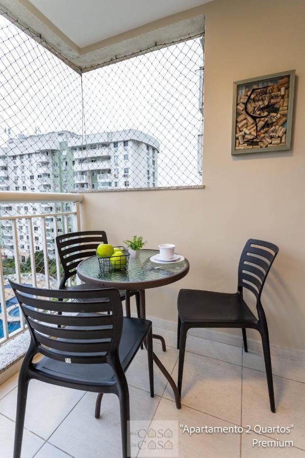 2 Quartos Com Varanda A 300M Riocentro Wi-Fi 120Mbps E Cozinha Completa - Condominio Com Piscina, Estacionamento, Portaria 24H E Parquinho Infantil - Apartamento Indicado Para Grupos, Hospedes A Trabalho E Criancas Rio de Janeiro Dış mekan fotoğraf