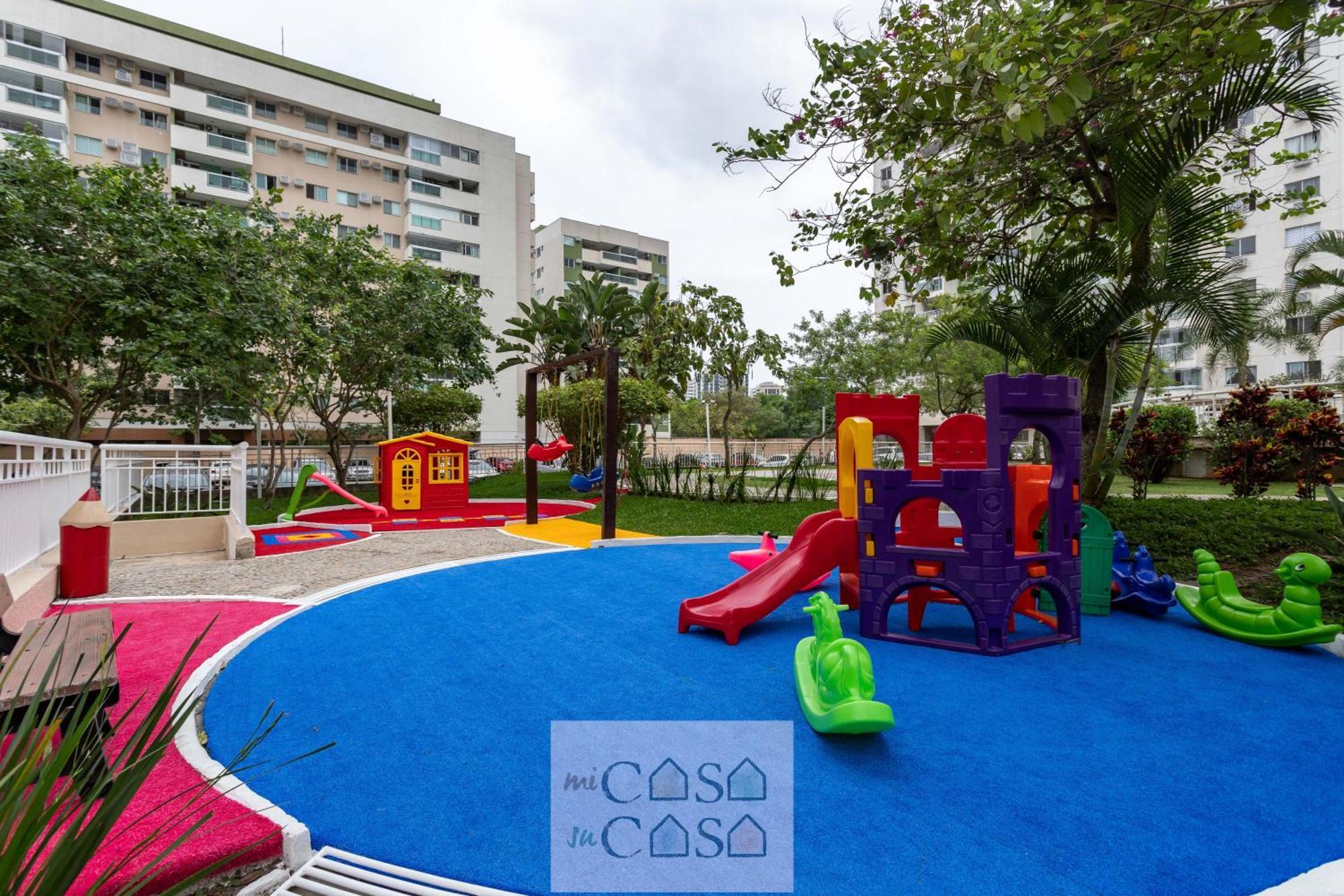2 Quartos Com Varanda A 300M Riocentro Wi-Fi 120Mbps E Cozinha Completa - Condominio Com Piscina, Estacionamento, Portaria 24H E Parquinho Infantil - Apartamento Indicado Para Grupos, Hospedes A Trabalho E Criancas Rio de Janeiro Dış mekan fotoğraf