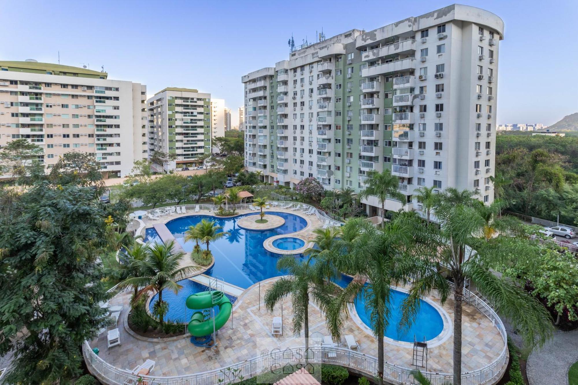 2 Quartos Com Varanda A 300M Riocentro Wi-Fi 120Mbps E Cozinha Completa - Condominio Com Piscina, Estacionamento, Portaria 24H E Parquinho Infantil - Apartamento Indicado Para Grupos, Hospedes A Trabalho E Criancas Rio de Janeiro Dış mekan fotoğraf